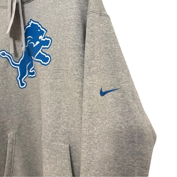 Nike Detroit Lions 3XL Gray Pullover Hoodie NWT - Picture 2 of 5